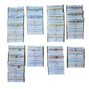 EFFY Rope Cord Bracelets Royal Caribbean Cruise Complete Jewelry Lot of 20